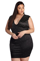 Plus London Heat Stone Mini Dresses